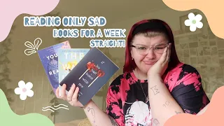 reading only sad books for a week! | spoiler free reading vlog! | Chloe Benson