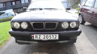 How to change oil and filter DIY ish BMW 525 E34