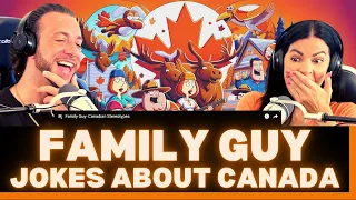 CANADIANS REACT TO CANADIAN STEREOTYPES! First Time Reaction To Family Guy - Canadian Stereotypes!
