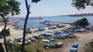 Sea resort Tsarevo, Burgas, Bulgaria, summer 2021