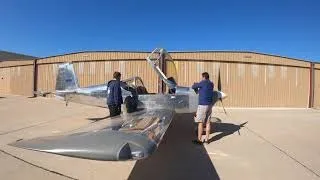 Building a Vans RV14A and first flight