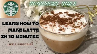 Starbucks style chai tea latte | How to make chai tea latte at home🤔