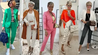 Comfortable winter clothes For Women Over 50 | Vintage Clothing Fashion | Business Outfits 2023