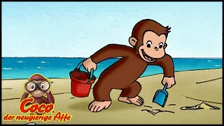 Coco der Neugierige Affe | Spielzeit am Strand | Cartoons für Kinder