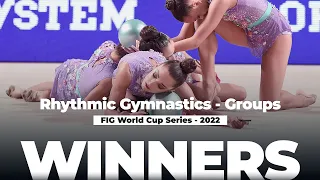 2022 Rhythmic Gymnastics World Cup Series Winners - Groups