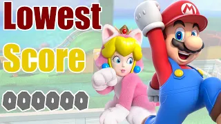 What is the Lowest Possible Score Required to Beat Super Mario 3D World? -Low Score Challenge