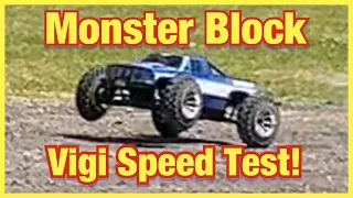 Monster Brushless  Vigilante is HOW FAST with Max Gearing?