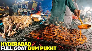 Dum Pukht Making in Hyderabad | Mutton Karhai, Namkeen Seekh, Meat Heaven in Pakistan