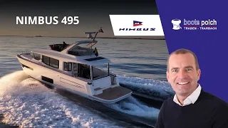 Nimbus 495 Flybridge "An island of it's own" - First Walk-Through Video in Sweden