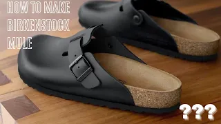 MAKING OUR BIRKENSTOCK MULE!! watch and learn how to