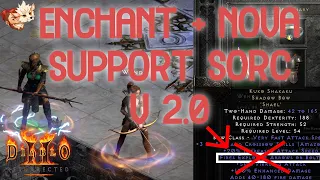 Enchant Nova Sorceress CLAPS! Fire Act 1 Mercenary! | Diablo 2 Resurrected D2R Ladder Season 1