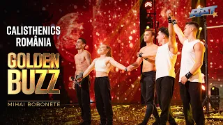 Calisthenics România, spectacol de forță uimitor #goldenbuzz | Românii Au Talent S14