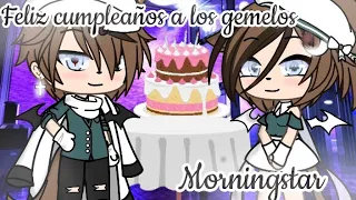 Feliz cumpleaños a los gemelos Morningstar 🌌🎉//La preescolar ✏️...// •Bere_Gacha•