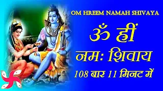 Om Hreem Namah Shivaya 108 Times in 11 Minutes | Om Hreem Namah Shivaya