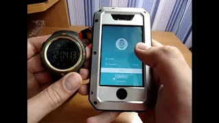 Смарт Часы Smart watch Skmei 1250! Обзор  и настройка