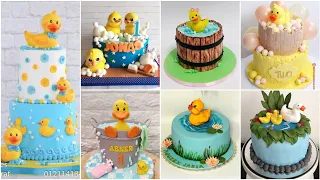 Very cute Duck cake design || Small Duck cake designs for kids birthday - Crazy about Fashion.