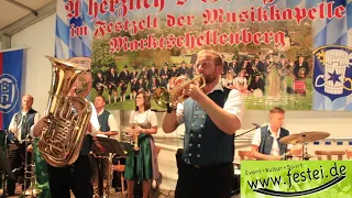 Die Niederalmer Musikanten im Festzelt - Trompetensolo - Die Trompetenpolka - Polka für Trompete