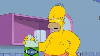 Bleachin' Homer - from S27E03: "Pufless"