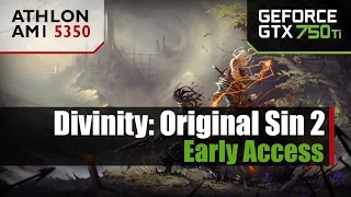 Divinity: Original Sin 2 (Early Access) - AM1 5350 - 8GB RAM - GTX 750 Ti - ULTRA 720p