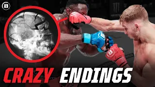 KNOCKOUTS INCOMING 👊💥 | Crazy Fight Finishes 🤯 | Bellator MMA