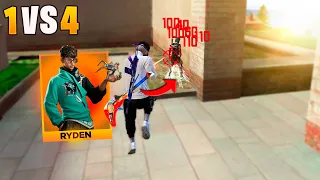 TESTEI O PODER DO NOVO PERSONAGEM RYDEN SOLO VS SQUAD!! FREE FIRE MOBILE