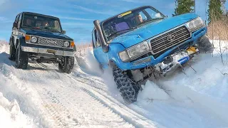 Что может старый Крузак против Нив Уаз Патриот Land  Cruiser off road