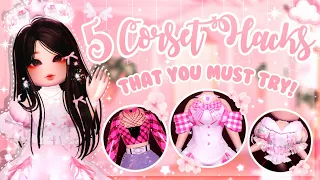 5 Cute Corset Hacks that YOU MUST TRY in Royale High! 💗✨ | Roblox