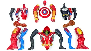 Merakit Mainan Hulk Buster, Spider-Man, Batman, Siren Head Avengers Superhero Toys