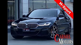 2021 BMW 5 Series 530i xDrive For Sale Walk-Around Quick Tour at Carmel Motors Indy