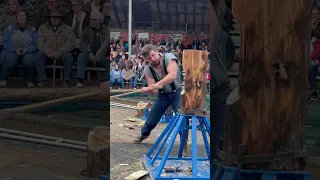 Turbo Tom | Standing Block Chop at The Great Alaskan Lumberjack Show