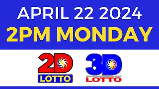 2pm Lotto Result Today April 22 2024 [Complete Details]