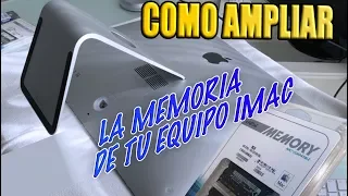 COMO AMPLIAR MEMORIA RAM DE TU IMAC