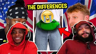 THEY HAD HARRY VEXED 🤣 | AMERICANS REACT TO SIDEMEN UK VS USA SLANG