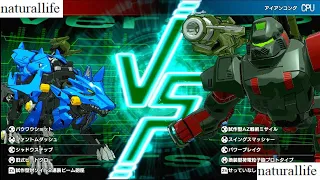 Zoids infinity blast.  Hunter Wolf (ハンターウルフ).Thú vương đại chiến.  Robot, mech, Mecha fighting game