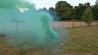 Black Cat Green Smoke Grenade