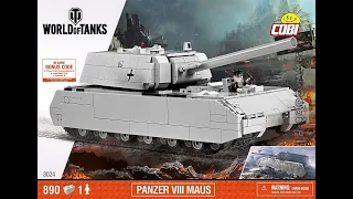 COBI World of Tanks 3024 - Panzer VIII Maus - building instruction