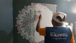 How to create wall stencils design |wall stencils design |mandela wall stencils design |wall art