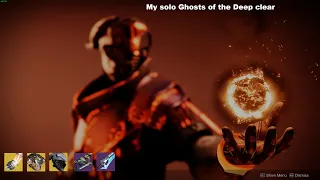 Ghosts of the deep solo flawless(season of the wish)(first clear)