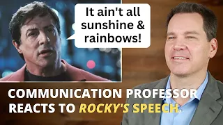 Communication Professor Reacts to Rocky's Speech to His Son