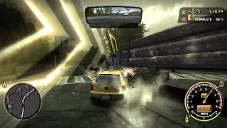 The log truck is a more reckless driver than the player [NFS MW 05]