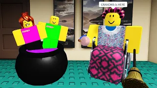 Roblox WEIRD STRICT GRANDMA Funny Moments/Dumb Edits MEMES (UPDATE) 🎃👻