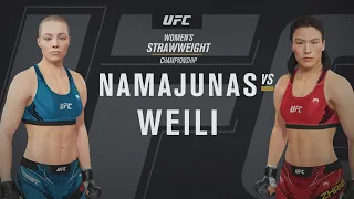 UFC 268 - Rose Namajunas  v Zhang Weili [1080p 60FPS HD]