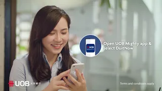 Duitnow with the UOB Mighty app