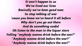 Sinéad O'Connor - Drink Before The War (Lyrics)