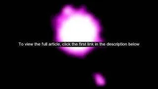 Watch This Black Hole Blow Bubbles