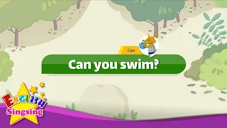 Animal Friends - Can you swim? (Can) - English fairy tale for kids