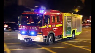 [Amazing Siren Work] London Fire Brigade - Fire Rescue Unit A236 LFB Euston responding