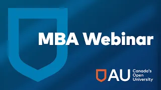 AU MBA Webinar - Jan. 23, 2024