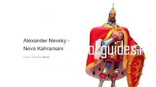 YENİ SÜVARİ KOMUTANLARI Alexander Nevsky ve Bertrand - Rise of Kingdoms