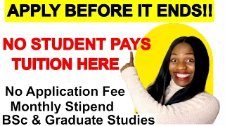 MOVE HERE FOR FREE | UNIVERSITIES WITH NO TUITION FEES | NO APPLICATION FEE | MULTIPLE SCHOLARSHIP